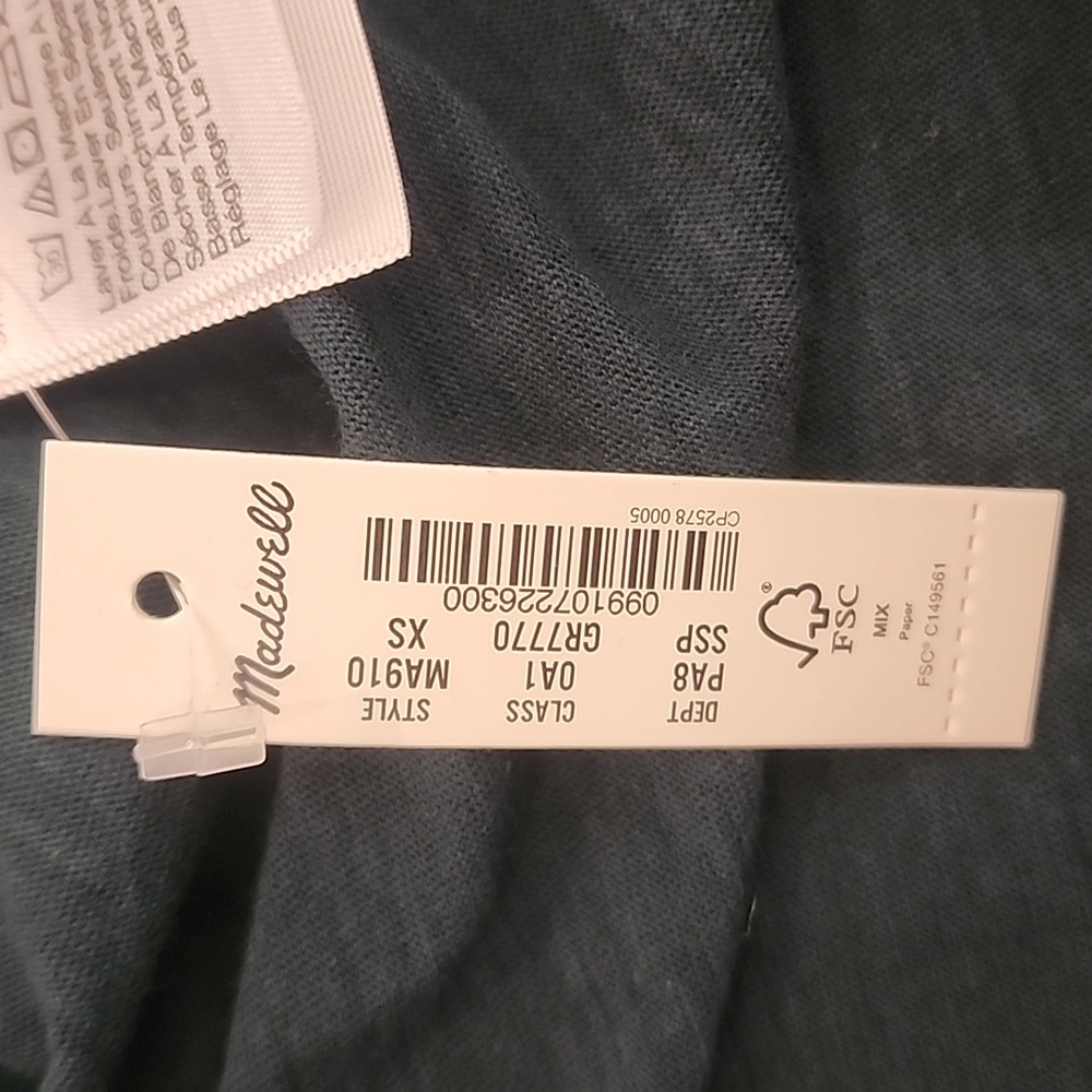Madewell NWT Whisper Cotton Turtleneck Tee - Picture 5 of 5